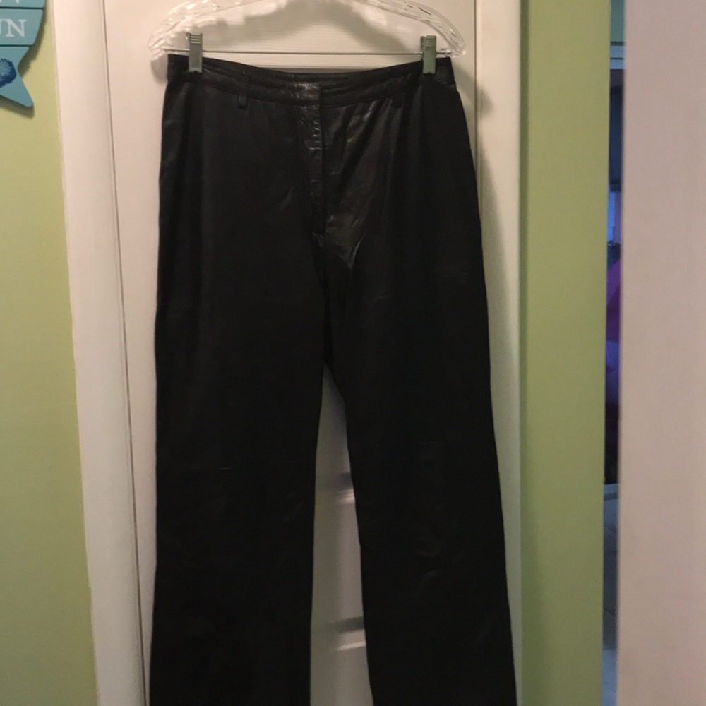 Ann Taylor leather pants